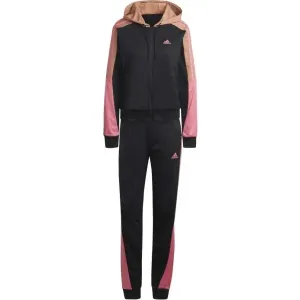 adidas BOLDBLOCK TS Damen Trainingsanzug, schwarz, größe L