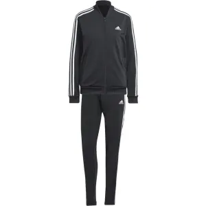 adidas ESSENTIALS 3-STRIPES TRACKSUIT Damen Trainingsanzug, schwarz, größe L