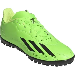 adidas X SPEEDPORTAL.4 TF J Kinder Fußballschuhe, grün, größe 37 1/3