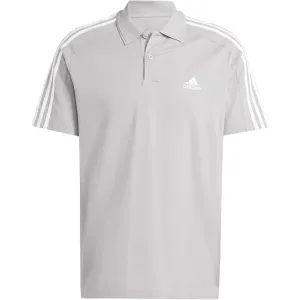 adidas 3-STRIPES PIQUE POLO SHIRT Herren Poloshirt, grau, größe XXL