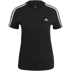 adidas 3S TEE Damenshirt, schwarz, größe M