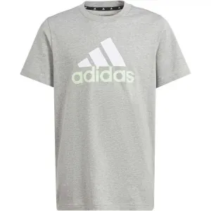 adidas BIG LOGO TEE Jungen T-Shirt, grau, größe 128