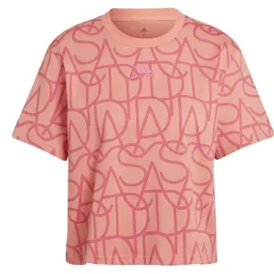 adidas BLUV Q2 BOYF T Damenshirt, rosa, größe M