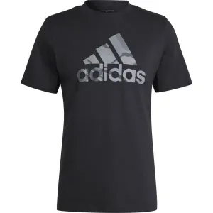 adidas CAMO BADGE OF SPORT GRAPHIC Herren T-Shirt, schwarz, größe L
