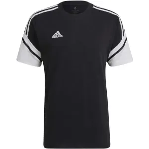 adidas CON22 TEE Herrenshirt, schwarz, größe M