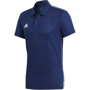 adidas CORE18 POLO Polo T-Shirt, dunkelblau, größe S