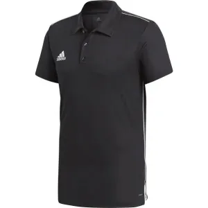adidas CORE18 POLO Polo T-Shirt, schwarz, größe M