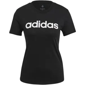 adidas LIN T Damenshirt, schwarz, größe L