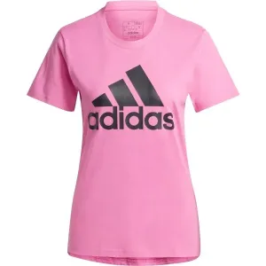 adidas LOUNGEWEAR ESSENTIALS LOGO Damen T Shirt, rosa, größe L