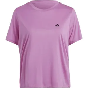 adidas MINIMAL T PS Plus Size Sportshirt für Damen, rosa, größe 1x