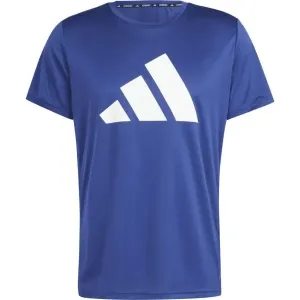 adidas RUN IT TEE Herren T-Shirt, blau, größe L