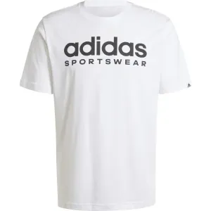 adidas SPORTSWEAR GRAPHIC TEE Herren T-Shirt, weiß, größe L