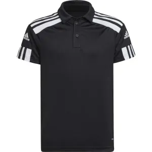 adidas SQUADRA 21 POLO Fußball T-Shirt für Jungen, schwarz, größe 152