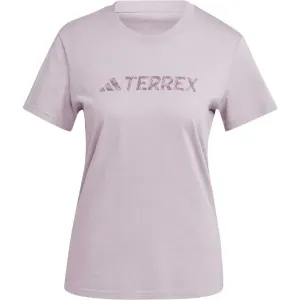 adidas TERREX CLASSIC LOGO TEE Damen T-Shirt, rosa, größe L