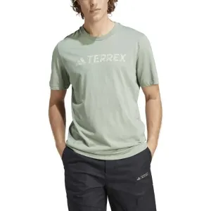 adidas TERREX CLASSIC LOGO TEE Herren T-Shirt, hellgrün, größe M