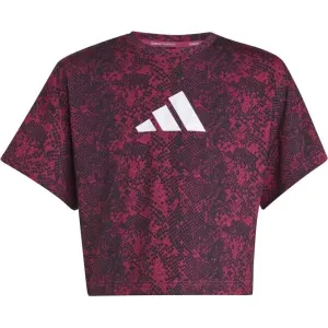 adidas TI AOP TEE Mädchen Sportshirt, rosa, größe 128