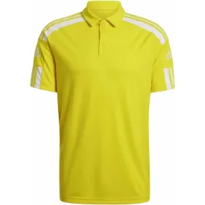 adidas SQ21 POLO Herren Poloshirt, gelb, größe L