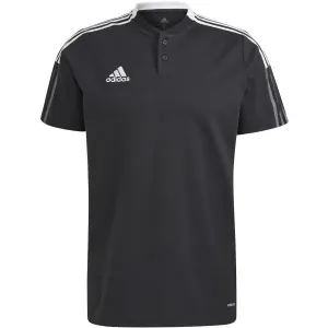 adidas TIRO21 POLO Herren Fußballshirt, schwarz, größe XS