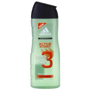 Adidas Duschgel und Shampoo für Männer 3 in 1 & Start (Shower Gel, Shampoo, Face Wash) 400 ml