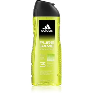 Adidas Pure Game Duschgel für Gesicht, Körper und Haare 3 in1 für Herren 400 ml