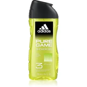 Adidas Pure Game Duschgel für Gesicht, Körper und Haare 3 in1 für Herren 250 ml