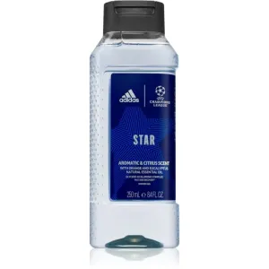 Adidas UEFA Champions League Star erfrischendes Duschgel für Herren 250 ml