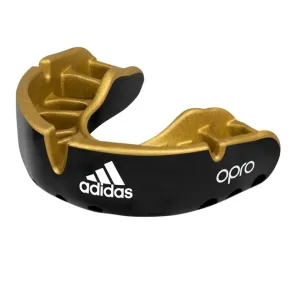 Adidas Opro Gen4 Gold Mundschutz, schwarz und gold