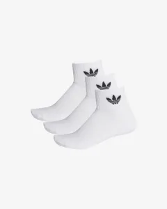 adidas Originals Mid-Cut Crew Socken 3 Paare Weiß #928593