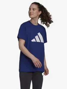 adidas Performance Future Icons Logo Graphic T-Shirt Blau #275832