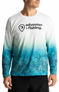 ADVENTER & FISHING UV T-SHIRT BLUEFIN TREVALLY Herren Funktionsshirt, hellblau, größe L