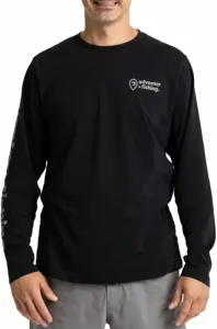ADVENTER & FISHING COTTON SHIRT BLACK Herrenshirt, schwarz, größe L