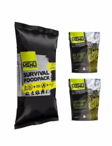 Abenteuer-Menü Survival Food Pack-Menü III, Wildes Huhn mit Reis und Schweinerippchen mit Kartoffeln, 810g #1389181