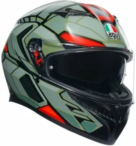 AGV K3 Decept Matt Black/Green/Red S Helm