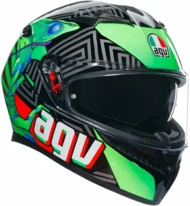 AGV K3 Kamaleon Black/Red/Green L Helm