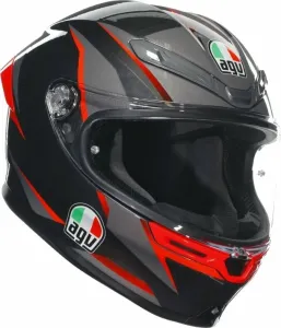 AGV K6 S Slashcut Black/Grey/Red XL Helm
