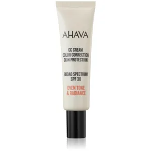 AHAVA CC Cream Color Correction CC Cream zum vereinheitlichen der Hauttöne SPF 30 30 ml