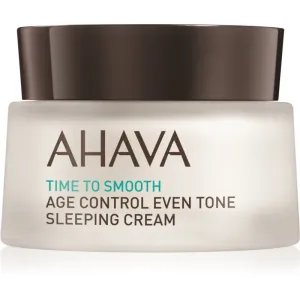 AHAVA Time To Smooth aufhellende Nachtcreme gegen die ersten Anzeichen von Hautalterung 50 ml