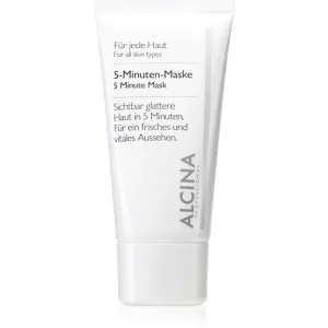 Alcina For All Skin Types 5-Minuten-Maske für ein frisches Aussehen der Haut 50 ml