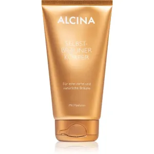 Alcina Self-tanning Body Cream feuchtigkeitsspendende Selbstbräunercreme für den Körper 150 ml