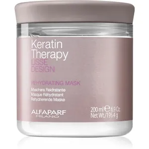 Alfaparf Milano Keratin Therapy Lisse Design rehydrierende Maske für alle Haartypen 200 ml