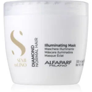 Alfaparf Milano Semi Di Lino Diamond Illuminating Mask pflegende Haarmaske für den Haarglanz 500 ml