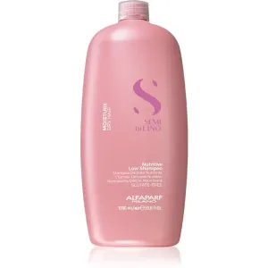 Alfaparf Milano Feuchtigkeitsspendendes und pflegendes Shampoo für trockenes Haar Semi di Lino Moisture (Nutritive Low Shampoo) 1000 ml