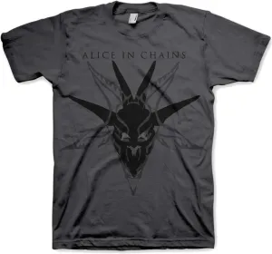 Alice in Chains T-Shirt Black Skull Charcoal Mens Herren Charcoal L