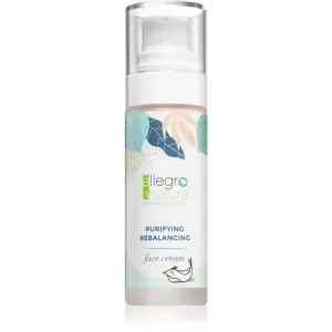 Allegro Natura Organic Creme zum Normalisieren von fettiger Haut 30 ml
