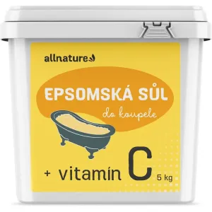Allnature Epsom salt Vitamin C Badesalz mit Vitamin C 5000 g