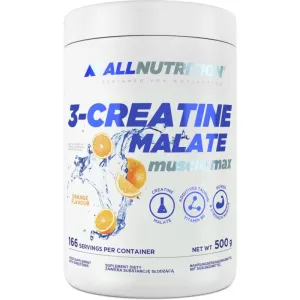Allnutrition 3-Creatine Malate Muscle Max Präparat zur Förderung des Muskelwachstums Geschmack Orange 500 g