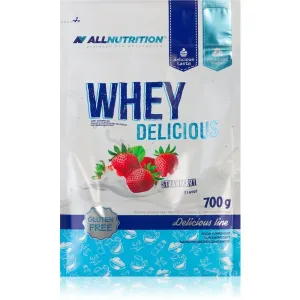 Allnutrition Whey Delicious Molkenprotein Geschmack Strawberry 700 g