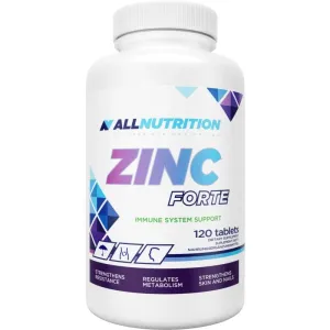 Allnutrition Zinc Forte Tabletten zur Unterstützung des Immunsystems, für schöne Haut und Nägel und gesunde Zähne 120 TAB