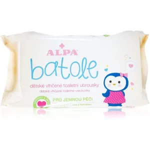 Alpa Toddler Wet wipes sanfte Feuchttücher für Kleinkinder für empfindliche Oberhaut 72 St