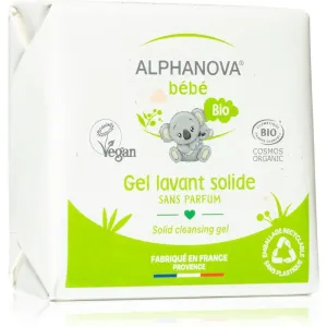 Alphanova Baby Bio festes Duschgel für Kinder ab der Geburt 100 g